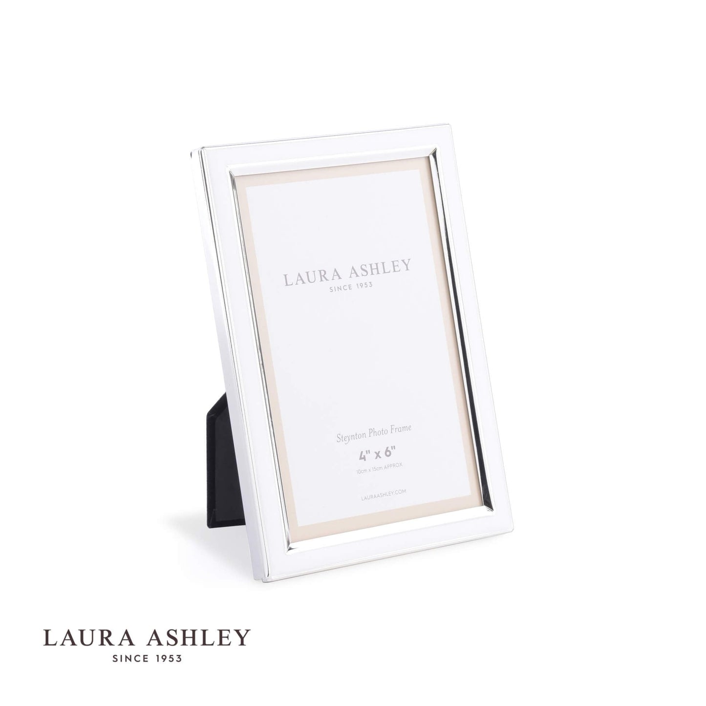 Laura Ashley Steynton Photo Frame Silver Plated 4x6 Inch