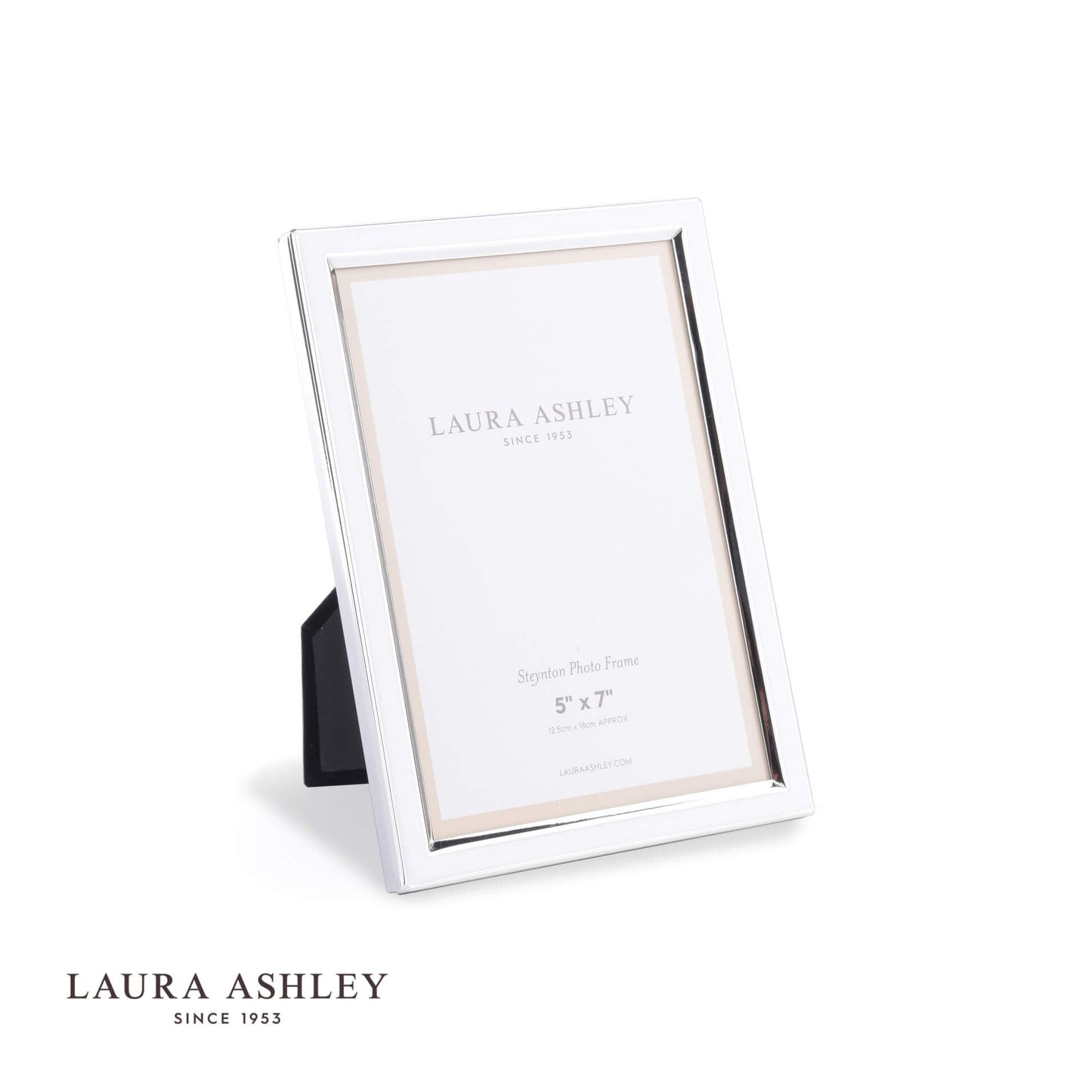 Laura Ashley Steynton Photo Frame Silver Plated 5x7 Inch