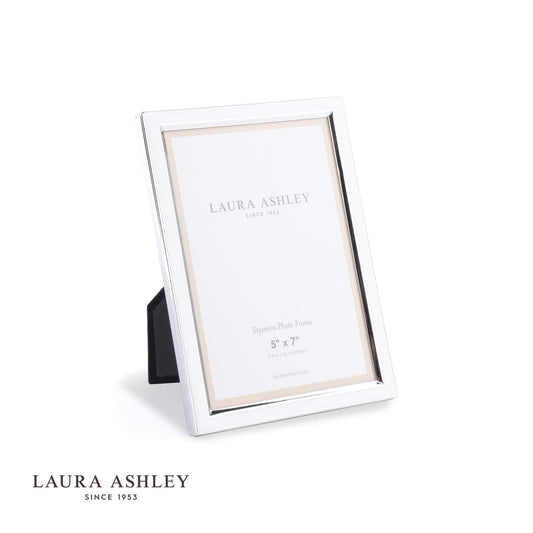 Laura Ashley Steynton Photo Frame Silver Plated 5x7 Inch