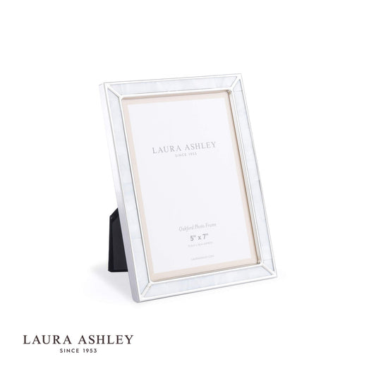 Laura Ashley Oakford Photo Frame Mother Of Pearl 5x7 Inch