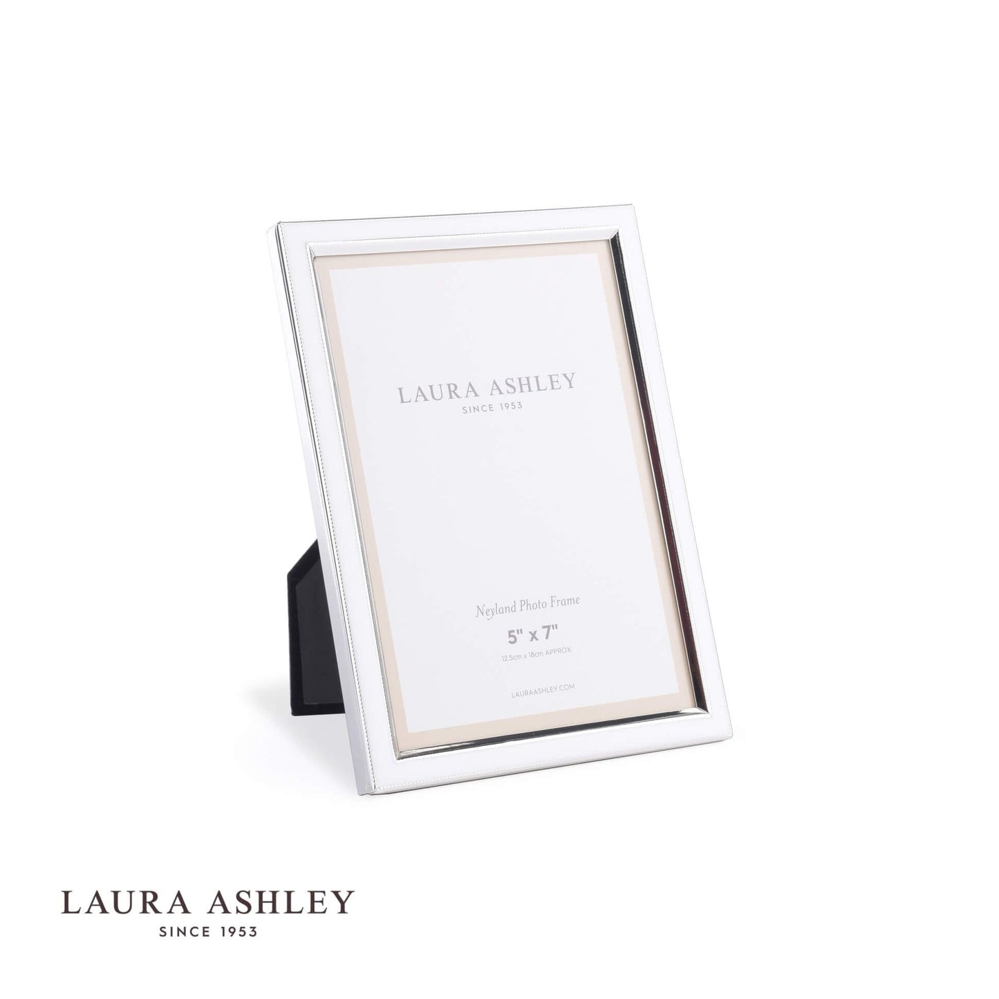 Laura Ashley Neyland Photo Frame Silver Plated 5x7 Inch