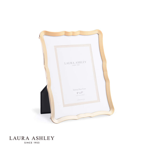 Laura Ashley Glasbury Photo Frame Gold Effect 5x7 inch