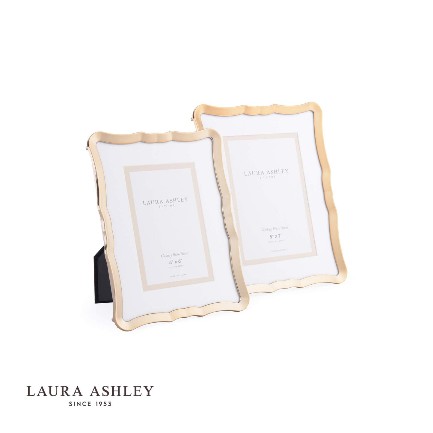 Laura Ashley Glasbury Photo Frame Gold Effect 5x7 inch