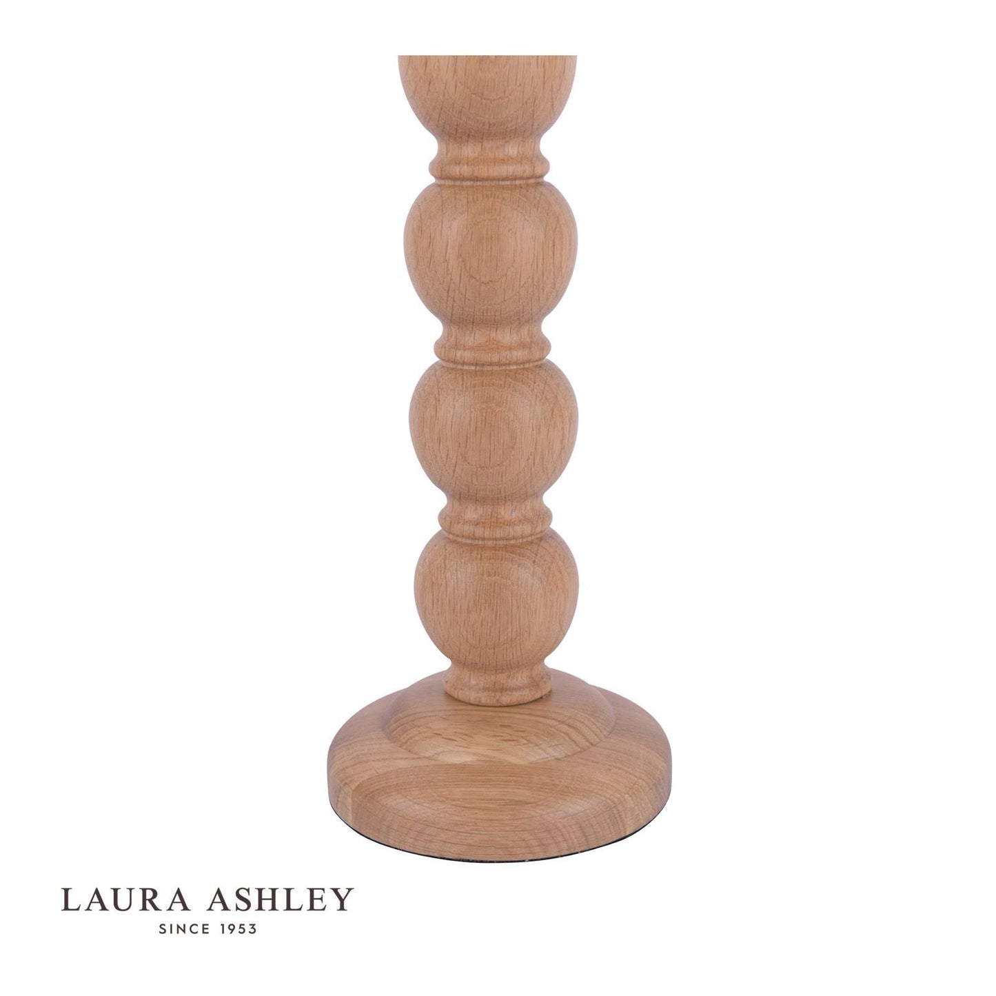Laura Ashley Maria Table Lamp Wood & Antique Brass Base Only
