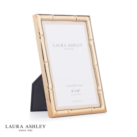 Laura Ashley Orwell Photo Frame Polished Gold 4x6 Inch