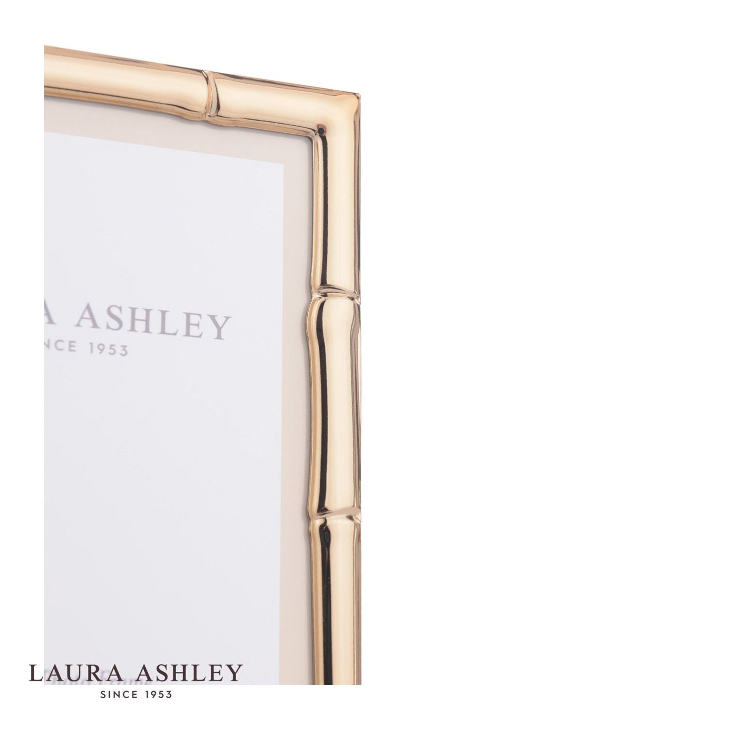 Laura Ashley Orwell Photo Frame Polished Gold 4x6 Inch