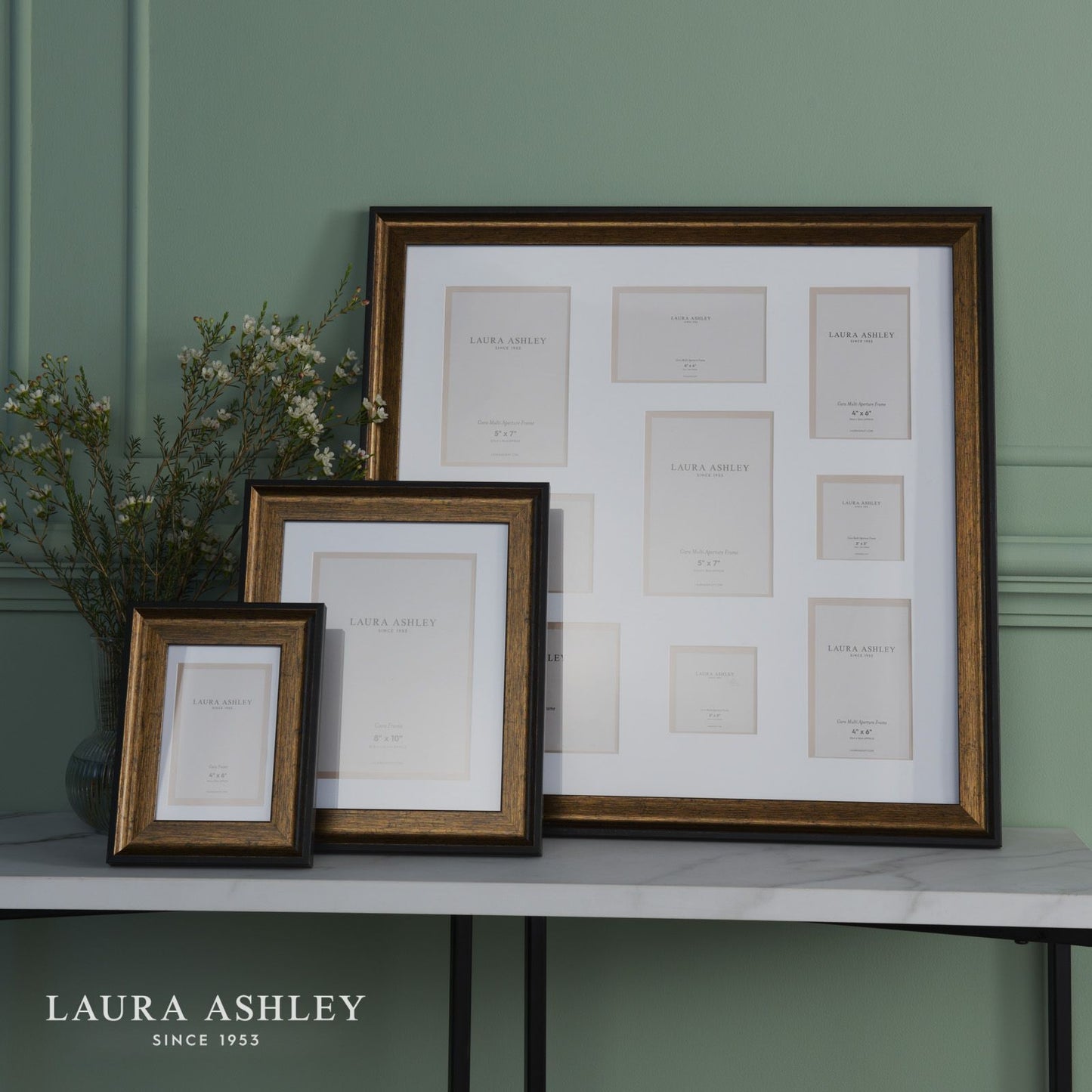 Laura Ashley Cara Photo Frame Bronze 8x10 Inch