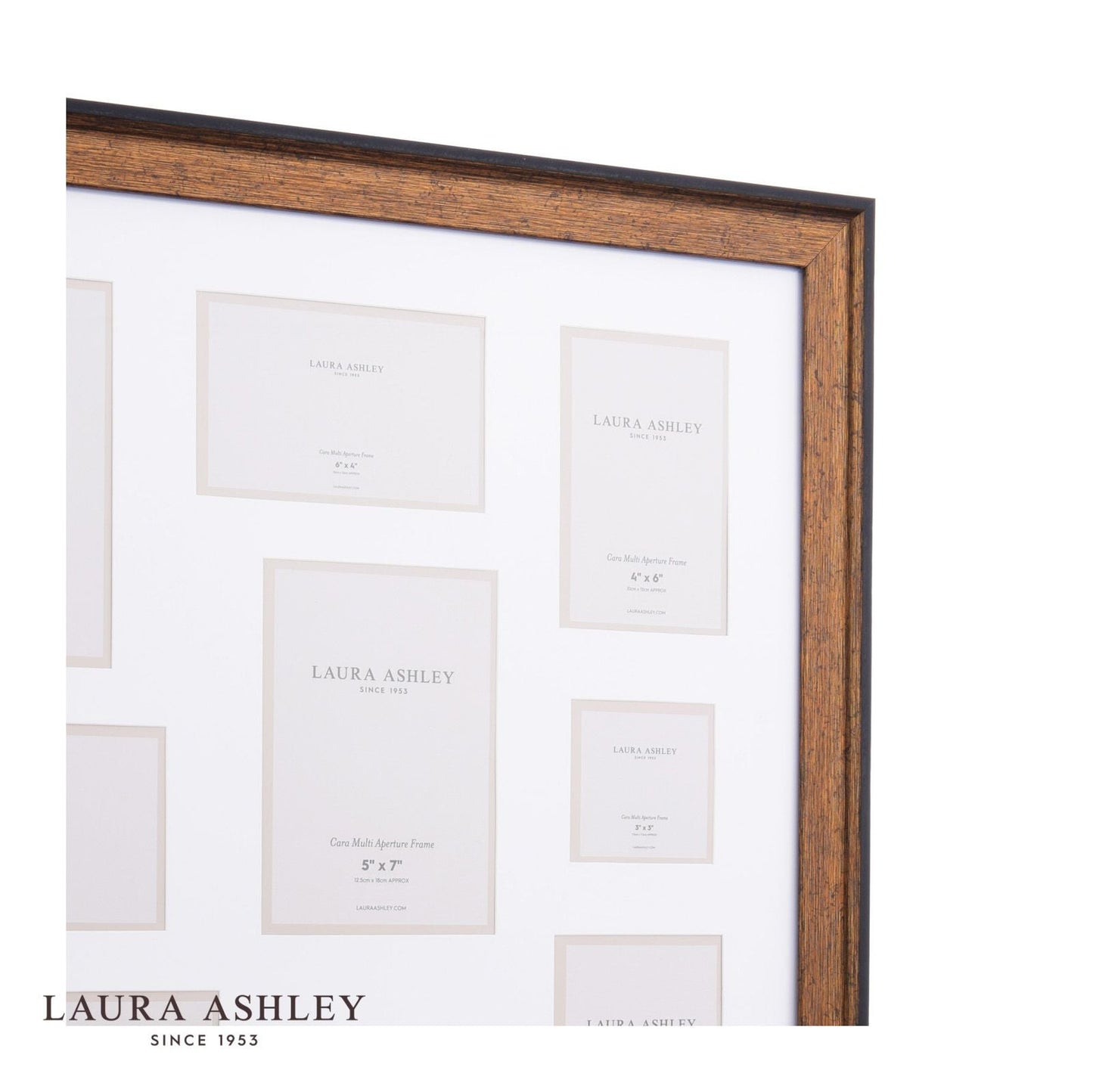Laura Ashley Cara Photo Frame Bronze With 9 Apertures