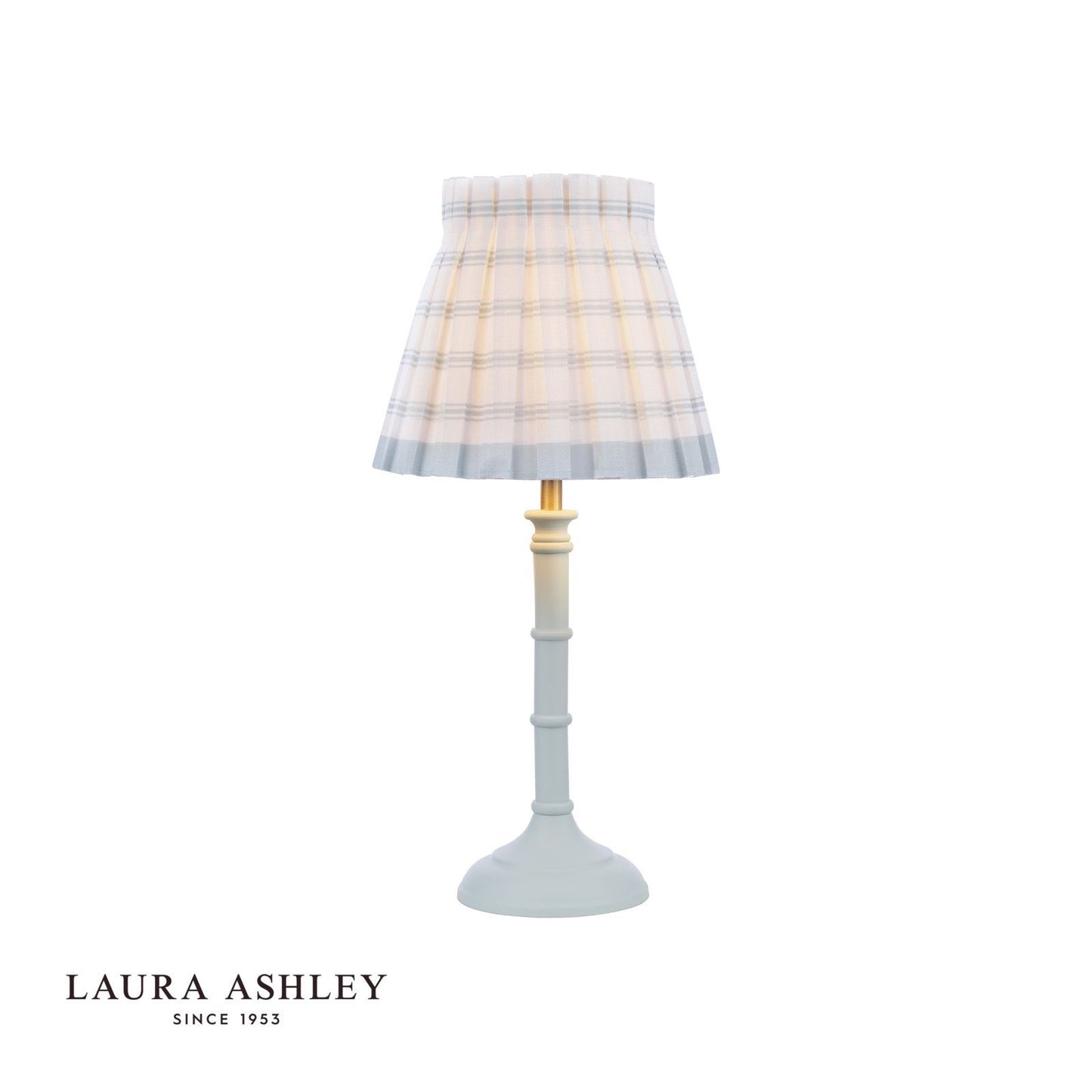 Laura Ashley Farnworth Table Lamp Matt Green With Shade