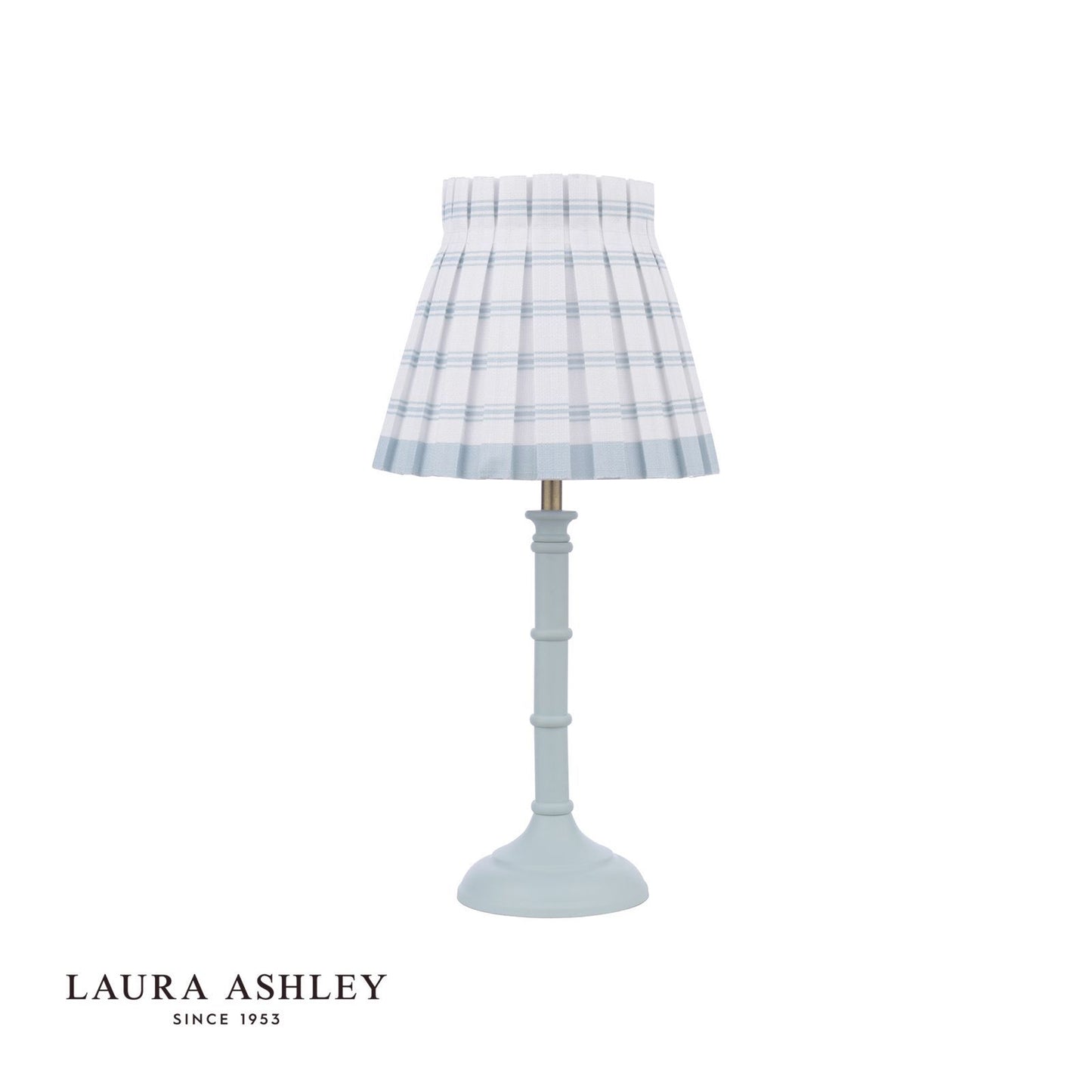 Laura Ashley Farnworth Table Lamp Matt Green With Shade