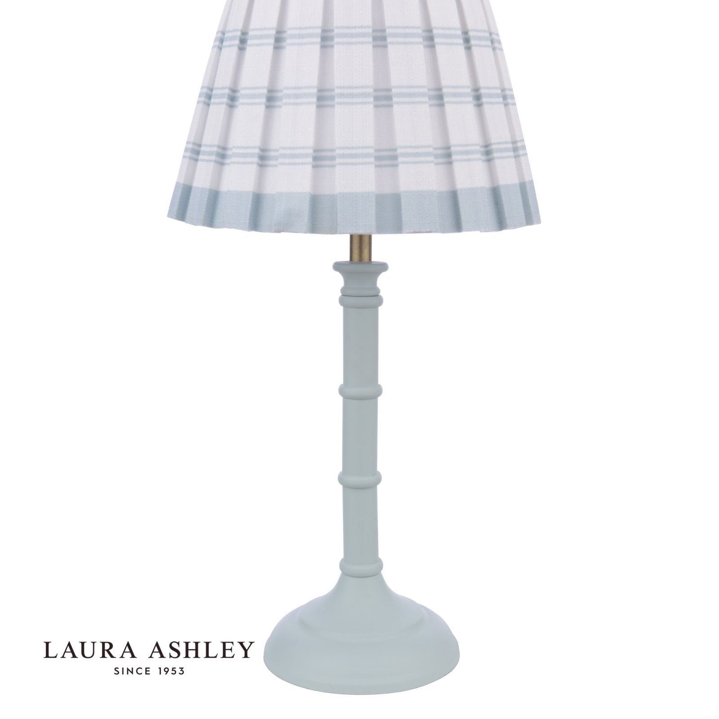 Laura Ashley Farnworth Table Lamp Matt Green With Shade