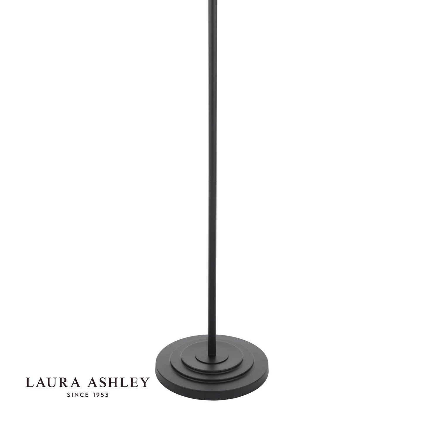 Laura Ashley Marlowe Floor Lamp Matt Black With Shade