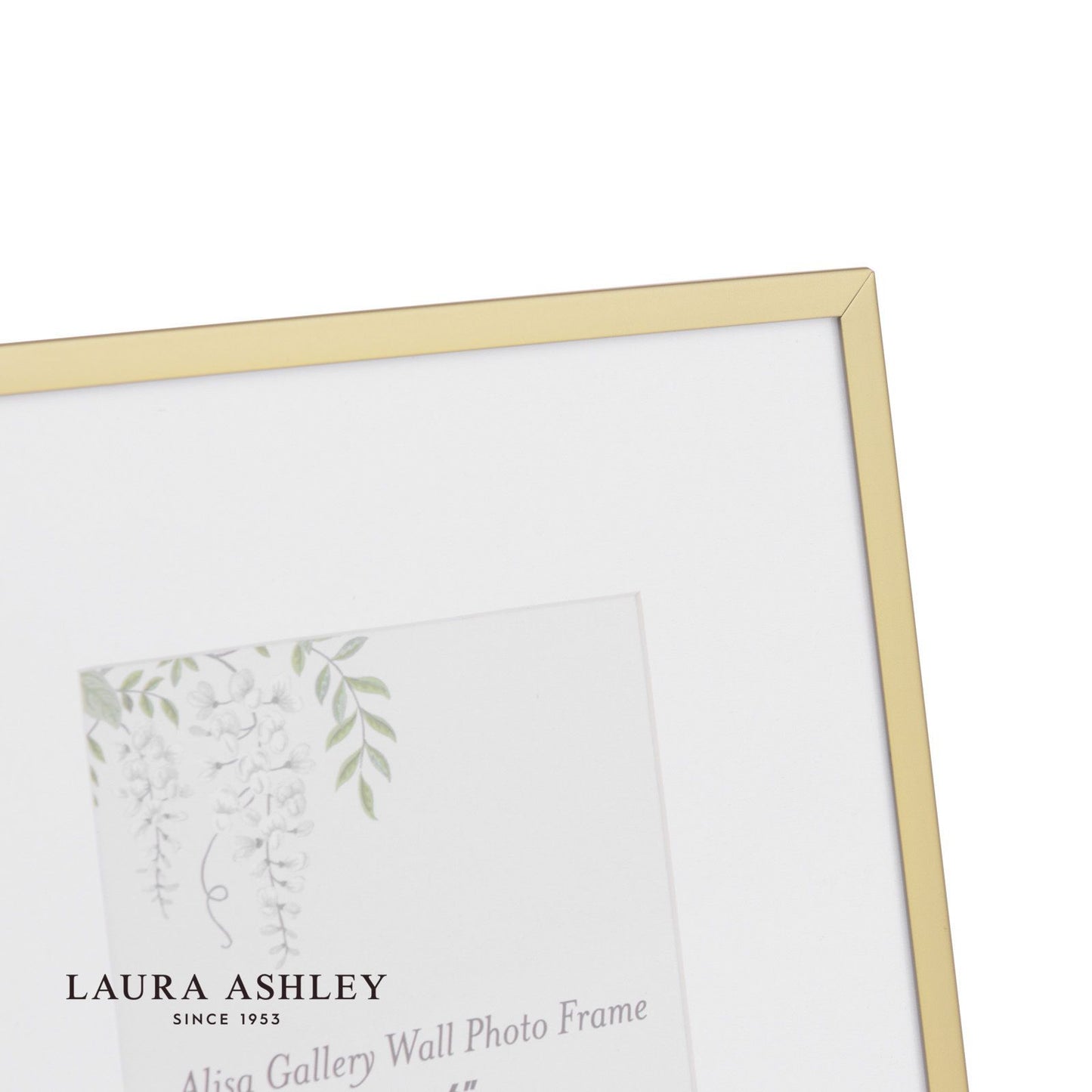 Laura Ashley Alisa Photo Frame Matt Gold (Set of 3)