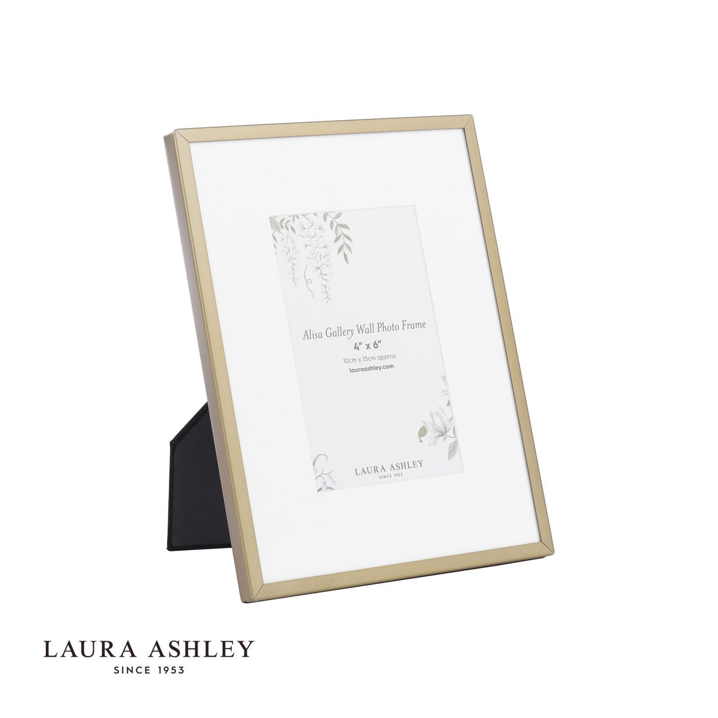 Laura Ashley Alisa Photo Frame Matt Gold (Set of 3)