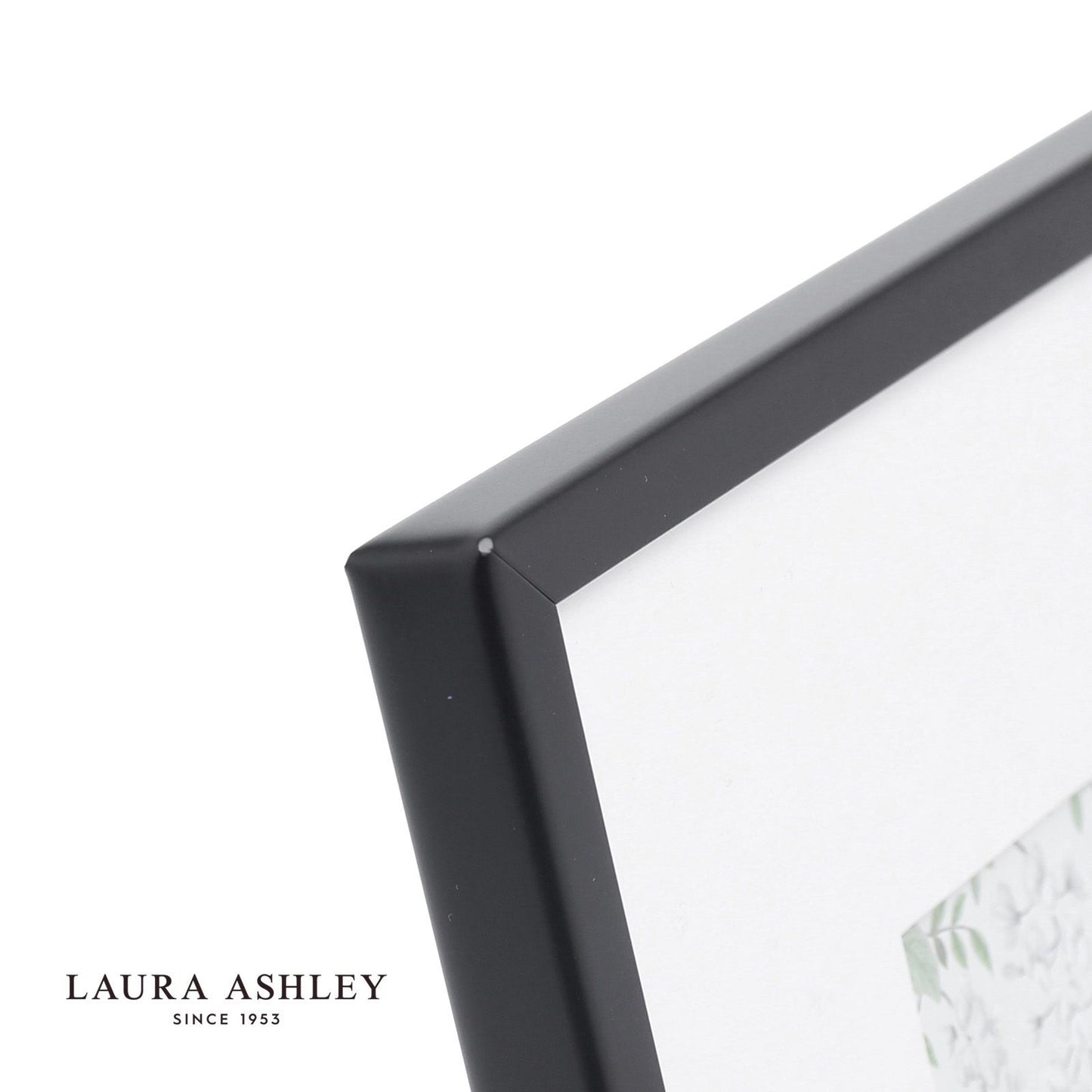 Laura Ashley Alisa Photo Frame Matt Black (Set of 3)