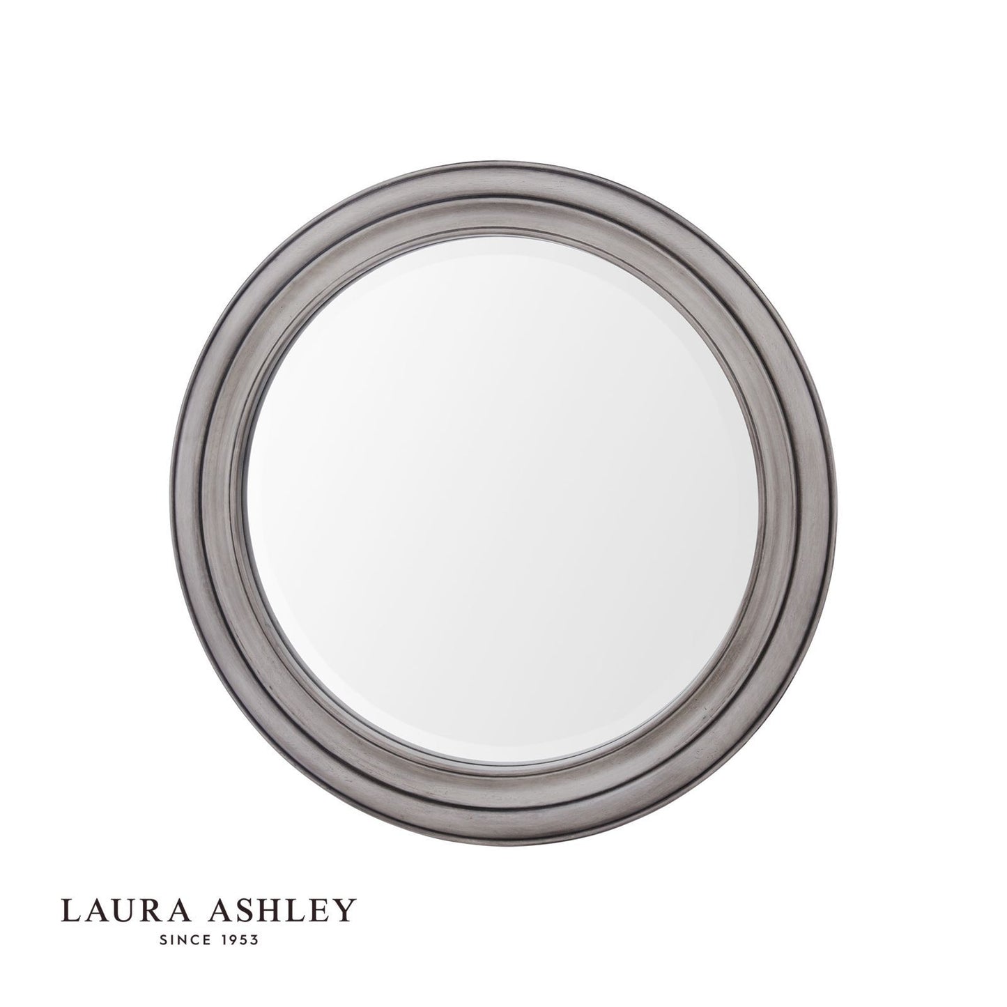 Laura Ashley Tate Mirror Distressed Wood and Mirror 60cm