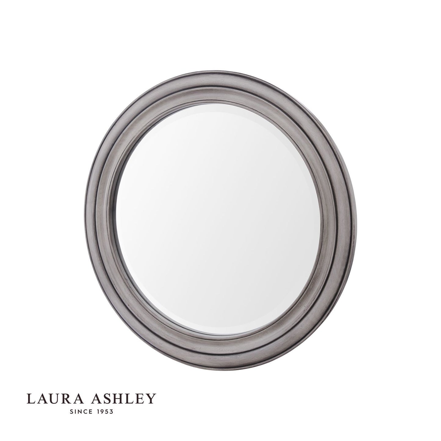 Laura Ashley Tate Mirror Distressed Wood and Mirror 60cm