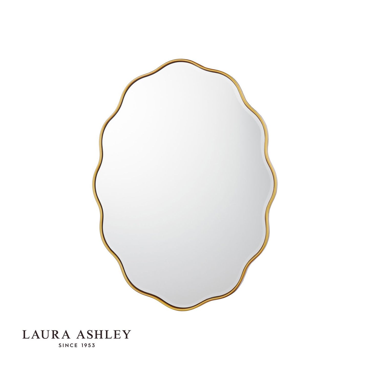 Laura Ashley Medora Mirror Matt Gold 71 X 55cm