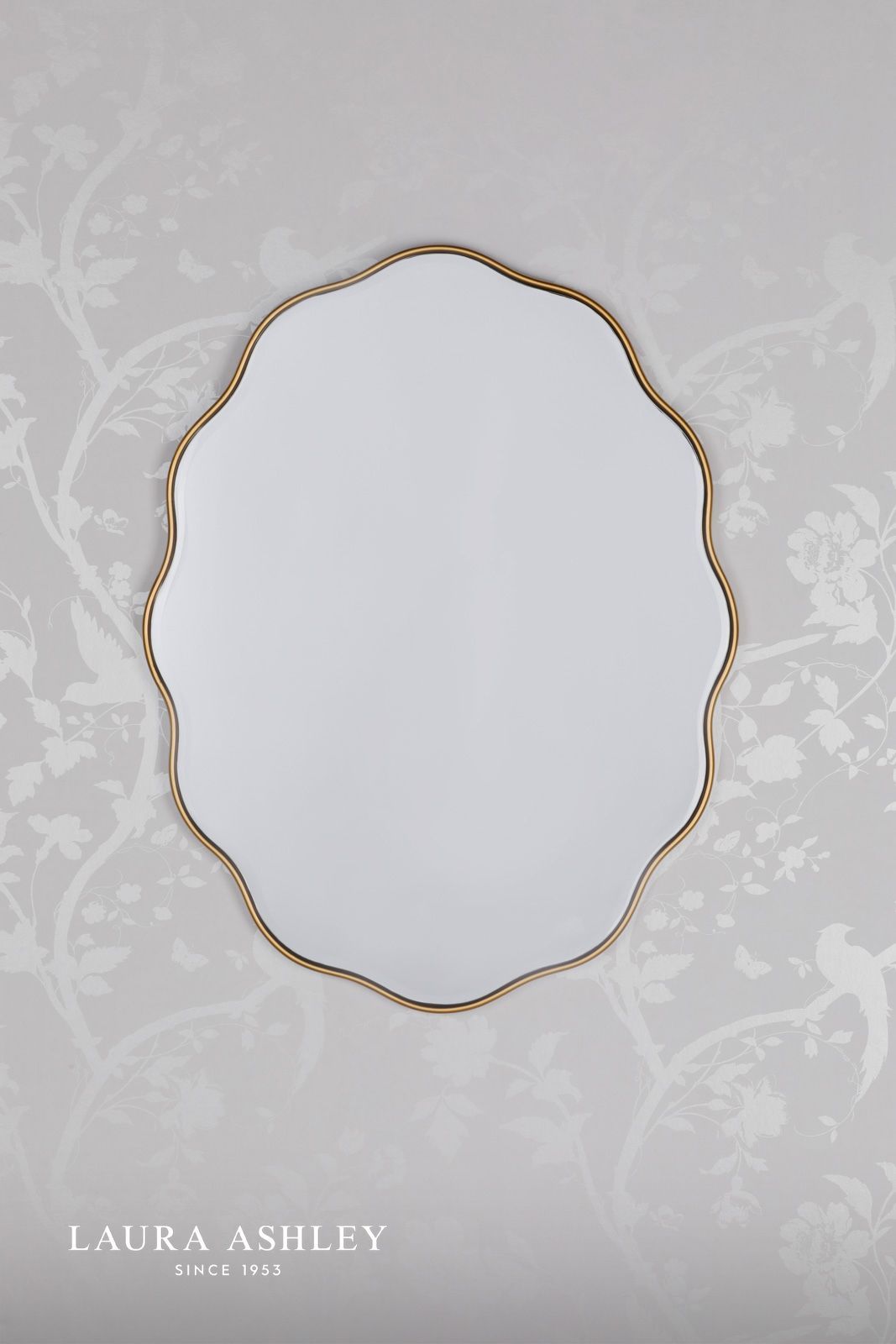 Laura Ashley Medora Mirror Matt Gold 71 X 55cm