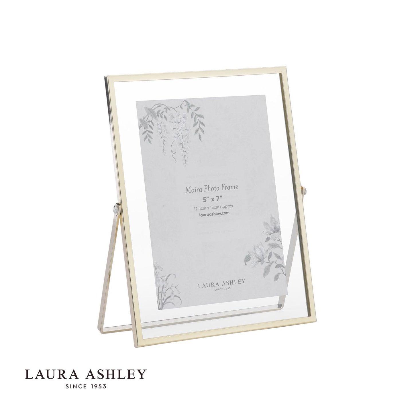 Laura Ashley Moira Photo Frame Polished Gold and Glass 5