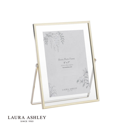 Laura Ashley Moira Photo Frame Polished Gold and Glass 5