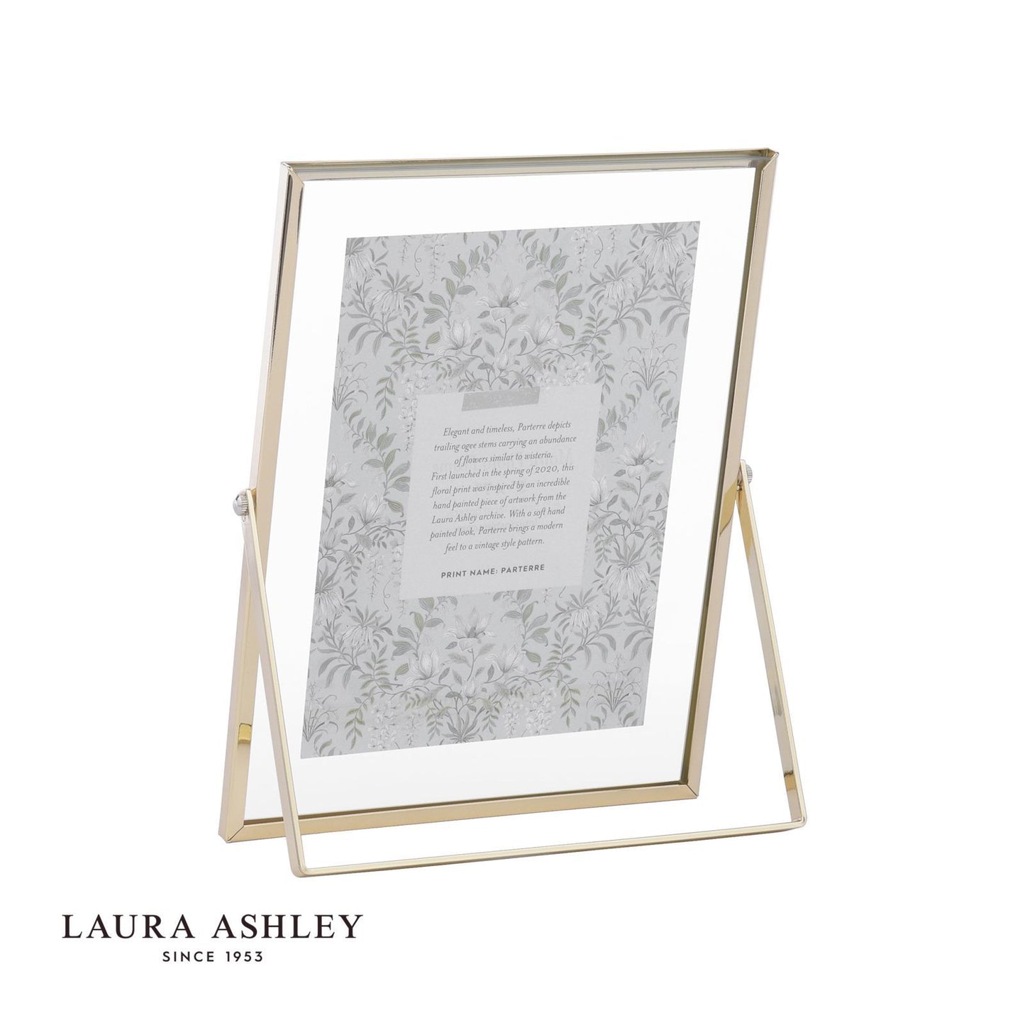 Laura Ashley Moira Photo Frame Polished Gold and Glass 5