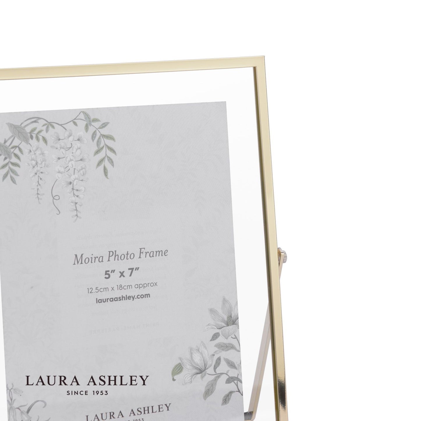 Laura Ashley Moira Photo Frame Polished Gold and Glass 5