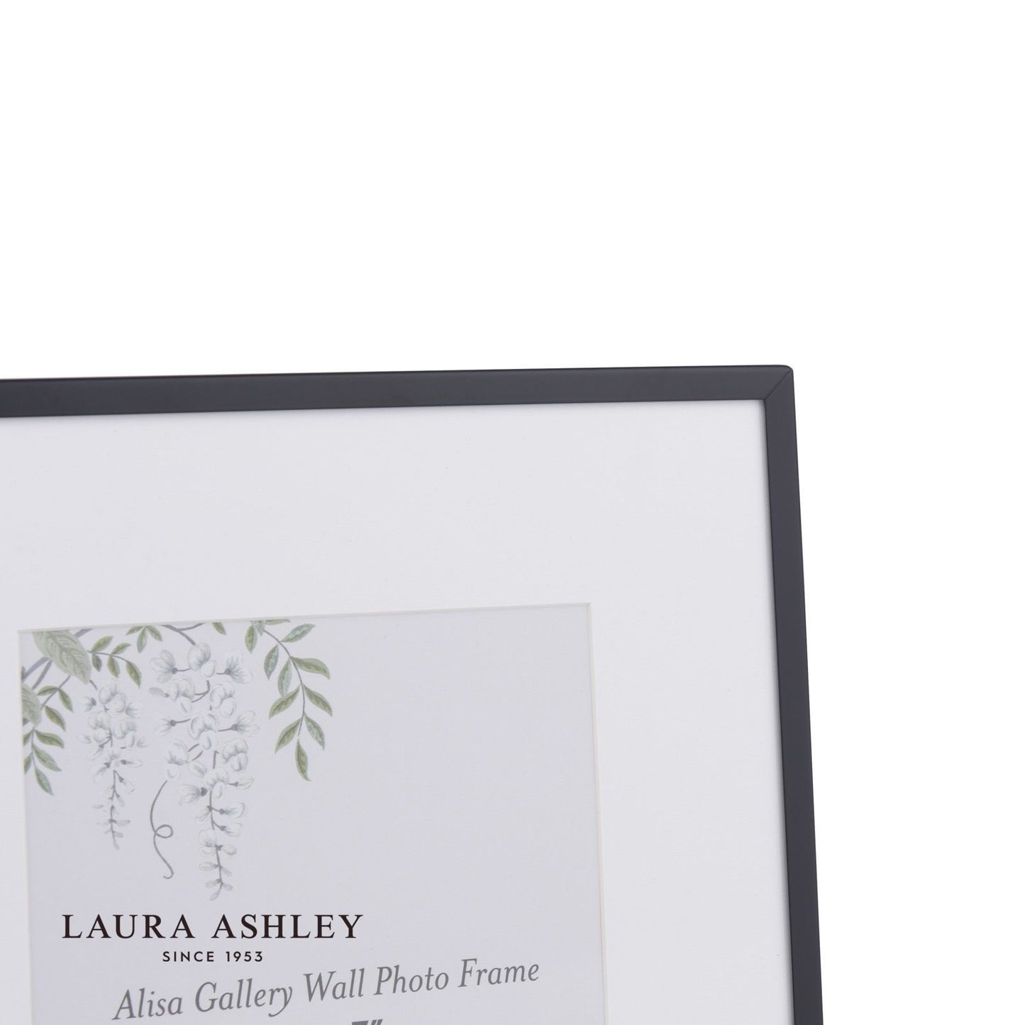 Laura Ashley Alisa Photo Frame Matt Black (Set of 6)