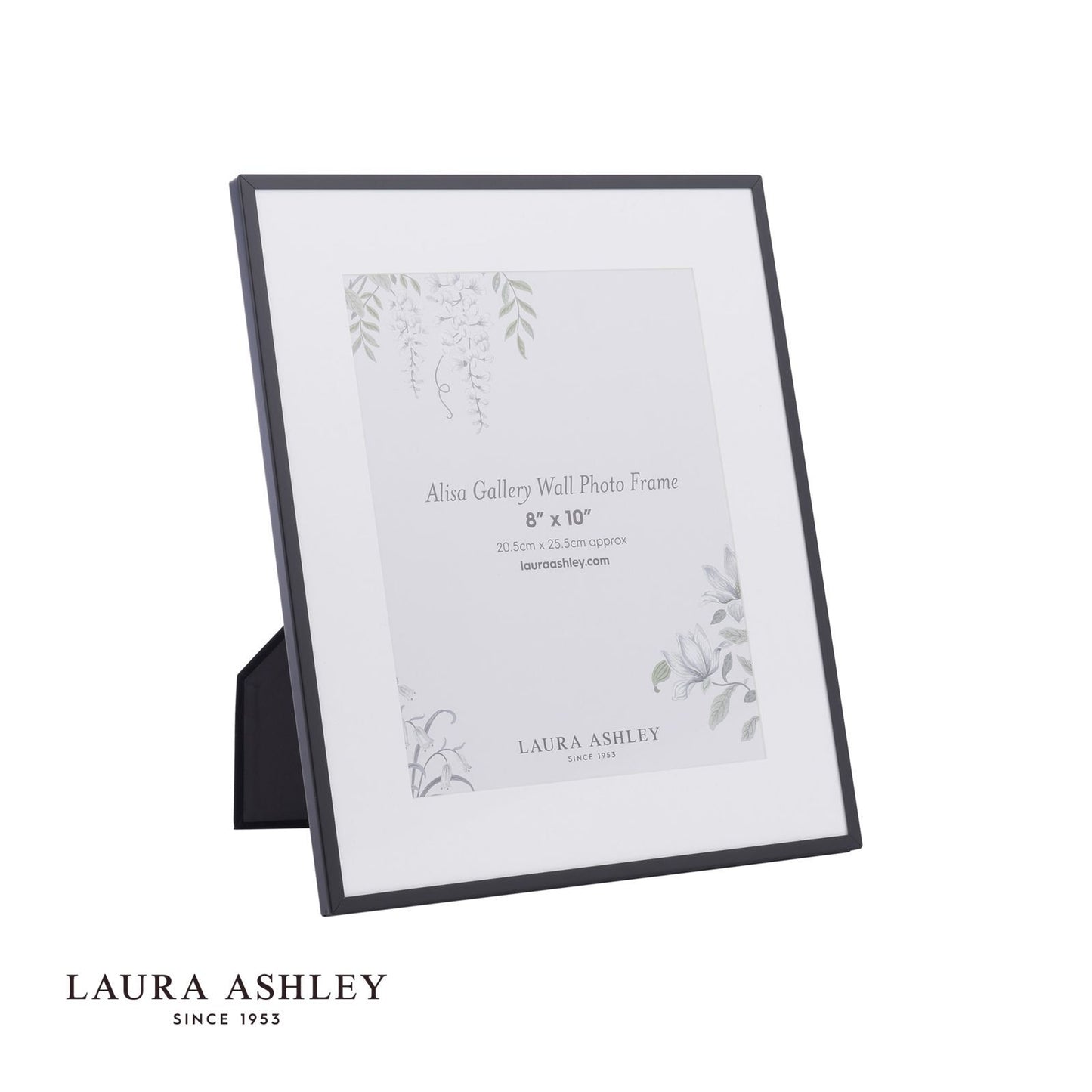 Laura Ashley Alisa Photo Frame Matt Black (Set of 6)