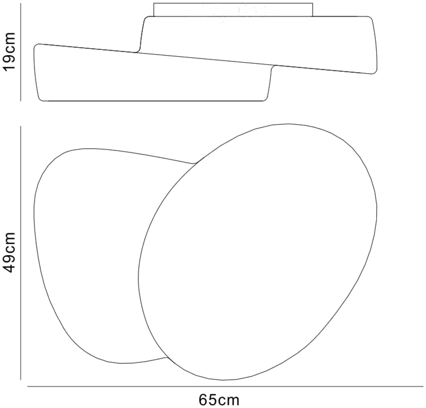 Ufo Ceiling 4 Light E27 Outdoor IP44, Matt White/Opal White by Mantra