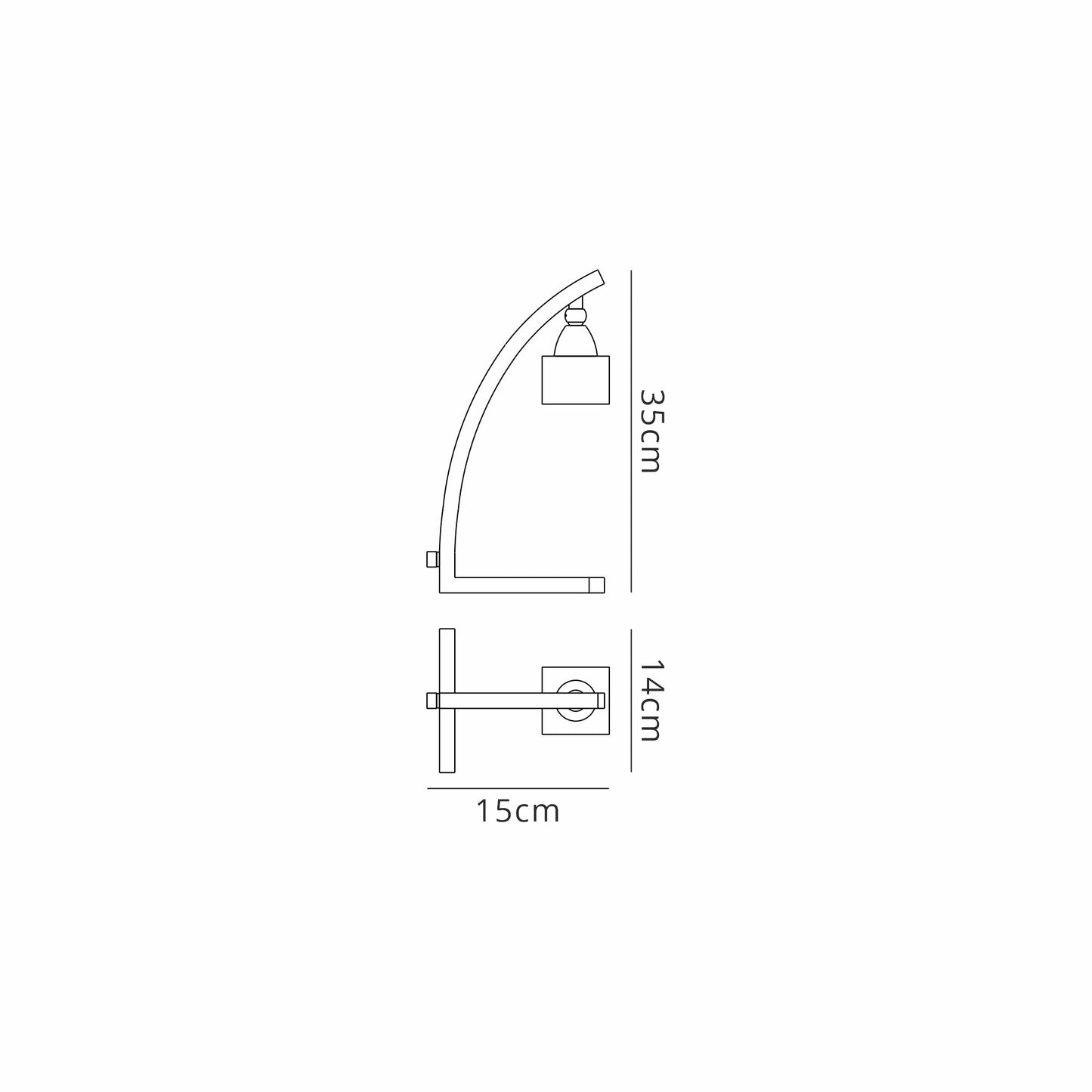 Cuadrax Table Lamp 1 Light G9 Satin Nickel by Mantra