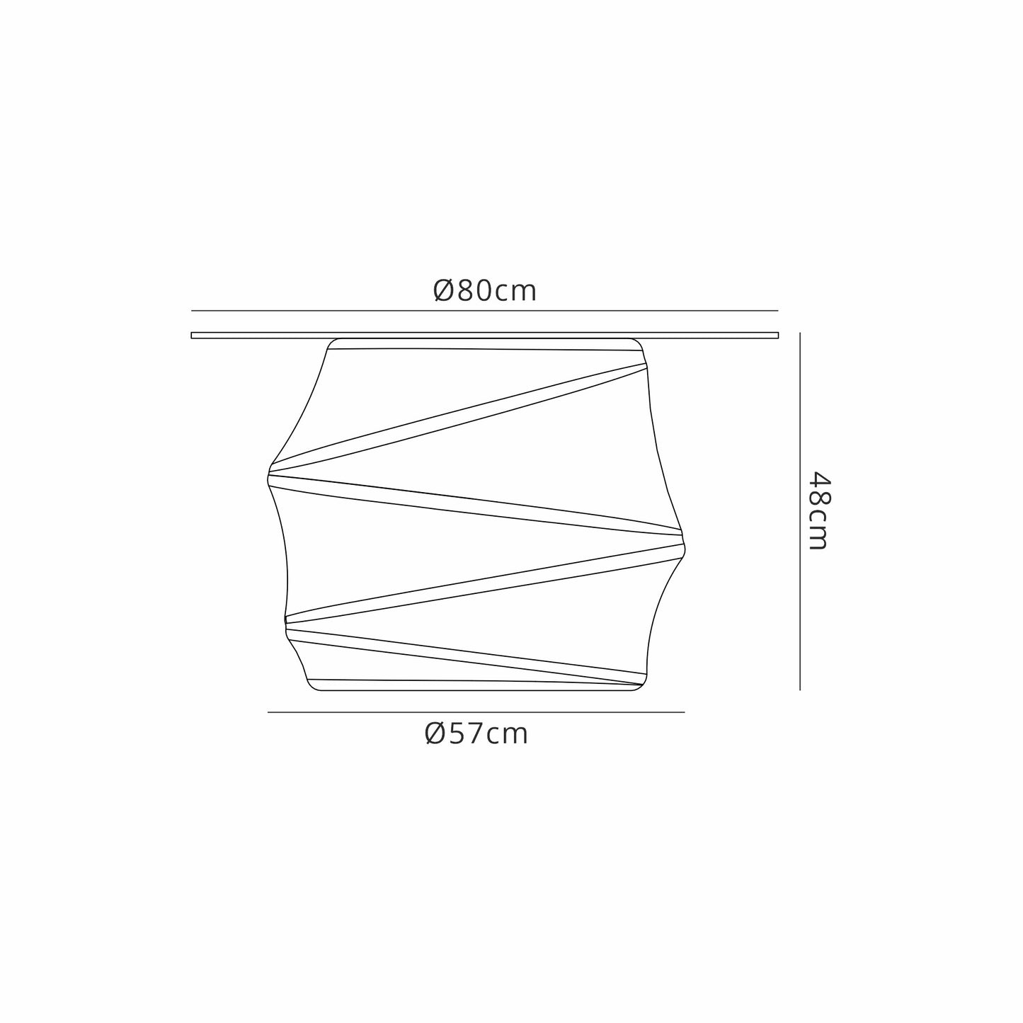 Bambu Table 2 Light E27 Outdoor IP65, Opal White/Clear Glass by Mantra