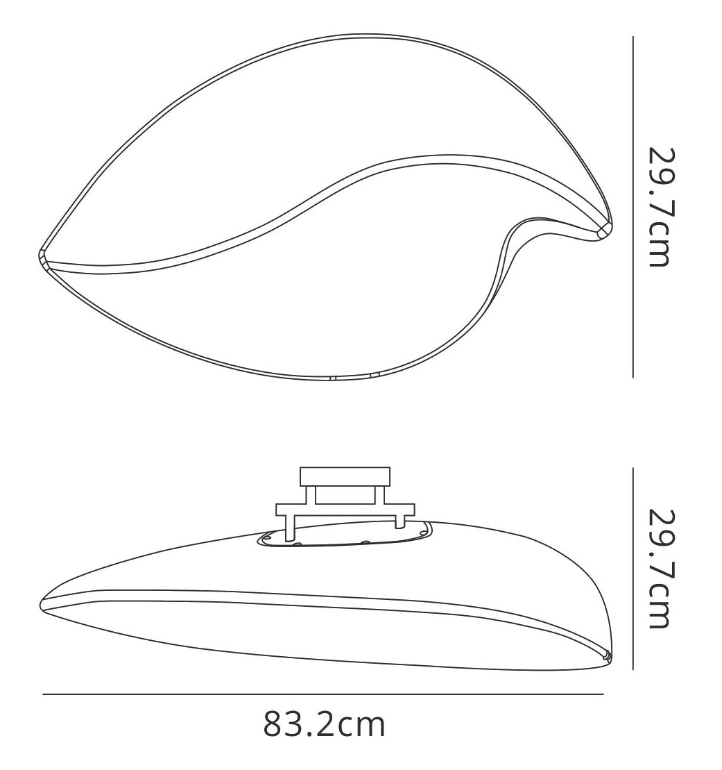 Natura Ceiling/Wall Outdoor Large 2 Light E27 IP44, Matt White/Opal White by Mantra