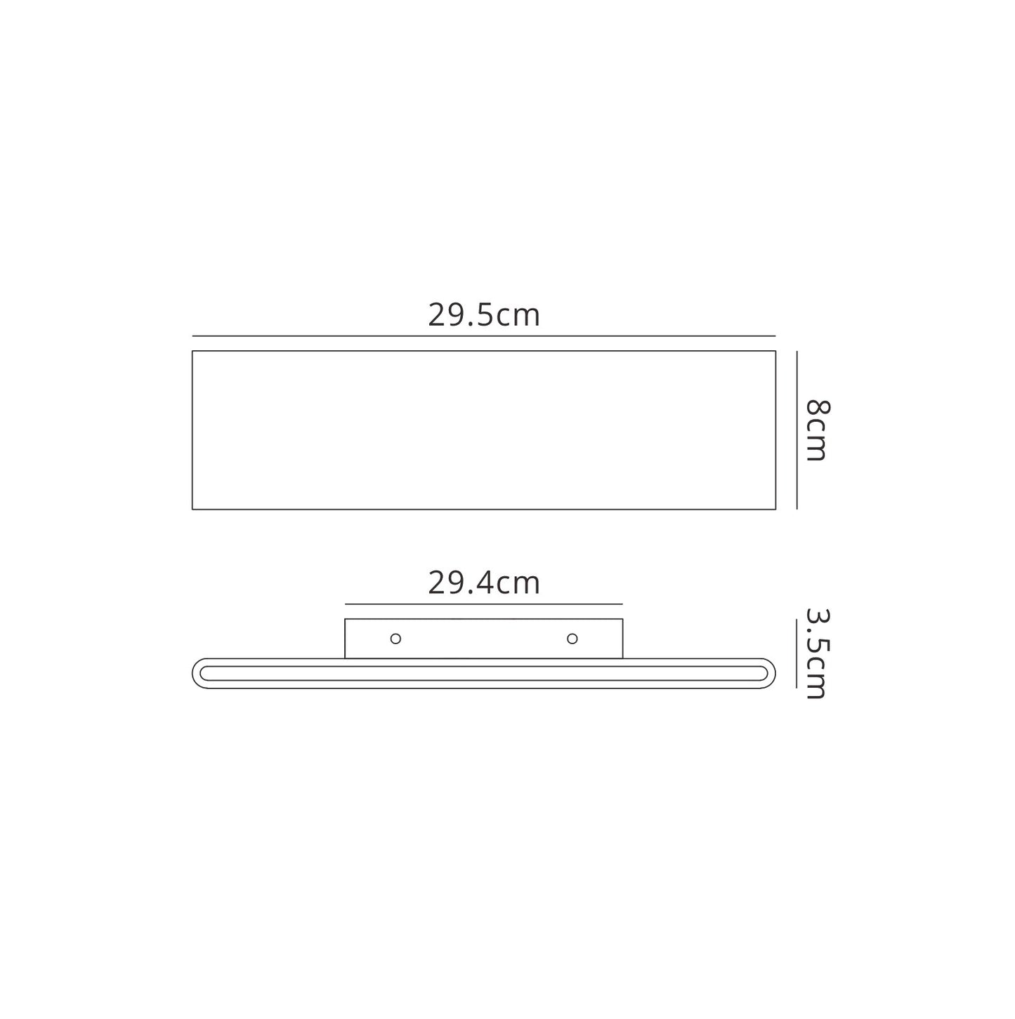 Petaca Wall Lamp 12W LED 3000K, 624lm, Matt White/Acrylic, 3yrs Warranty by Mantra