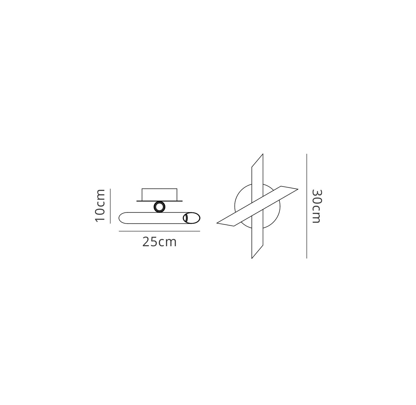 Take Blanco Wall Lamp 6W LED 3000K, 1080lm, White, 3yrs Warranty by Mantra