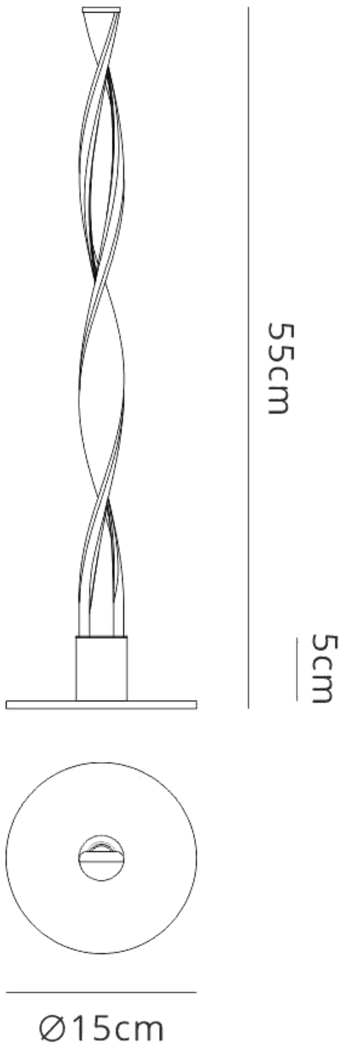 Madagascar Table Lamp, 9W LED, 3000K, 630lm, IP20, Sand White, 3yrs Warranty by Mantra