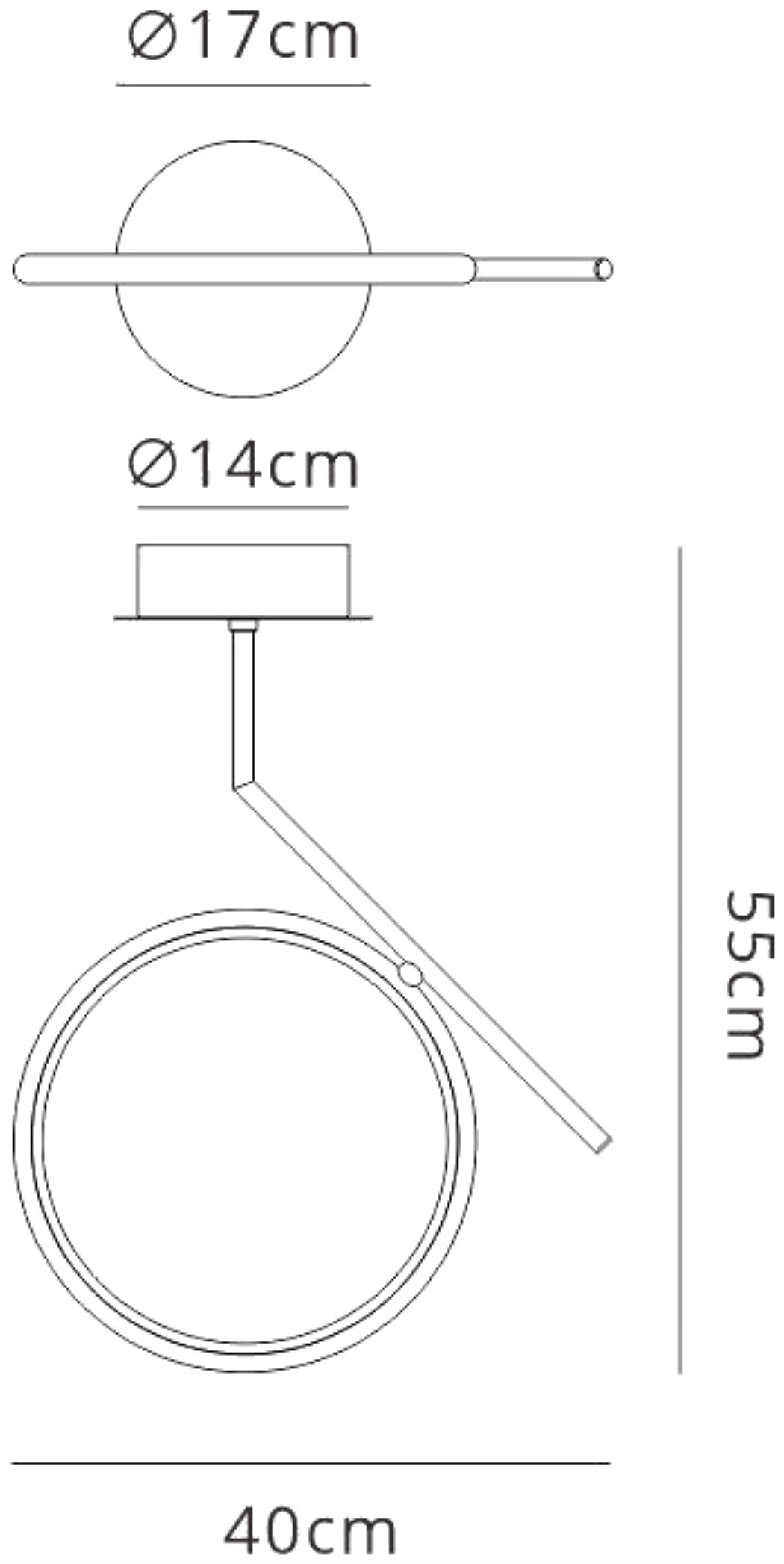 Olimpia Ceiling, 20W LED, 3000K, 1500lm, IP20, Chrome, 3yrs Warranty by Mantra