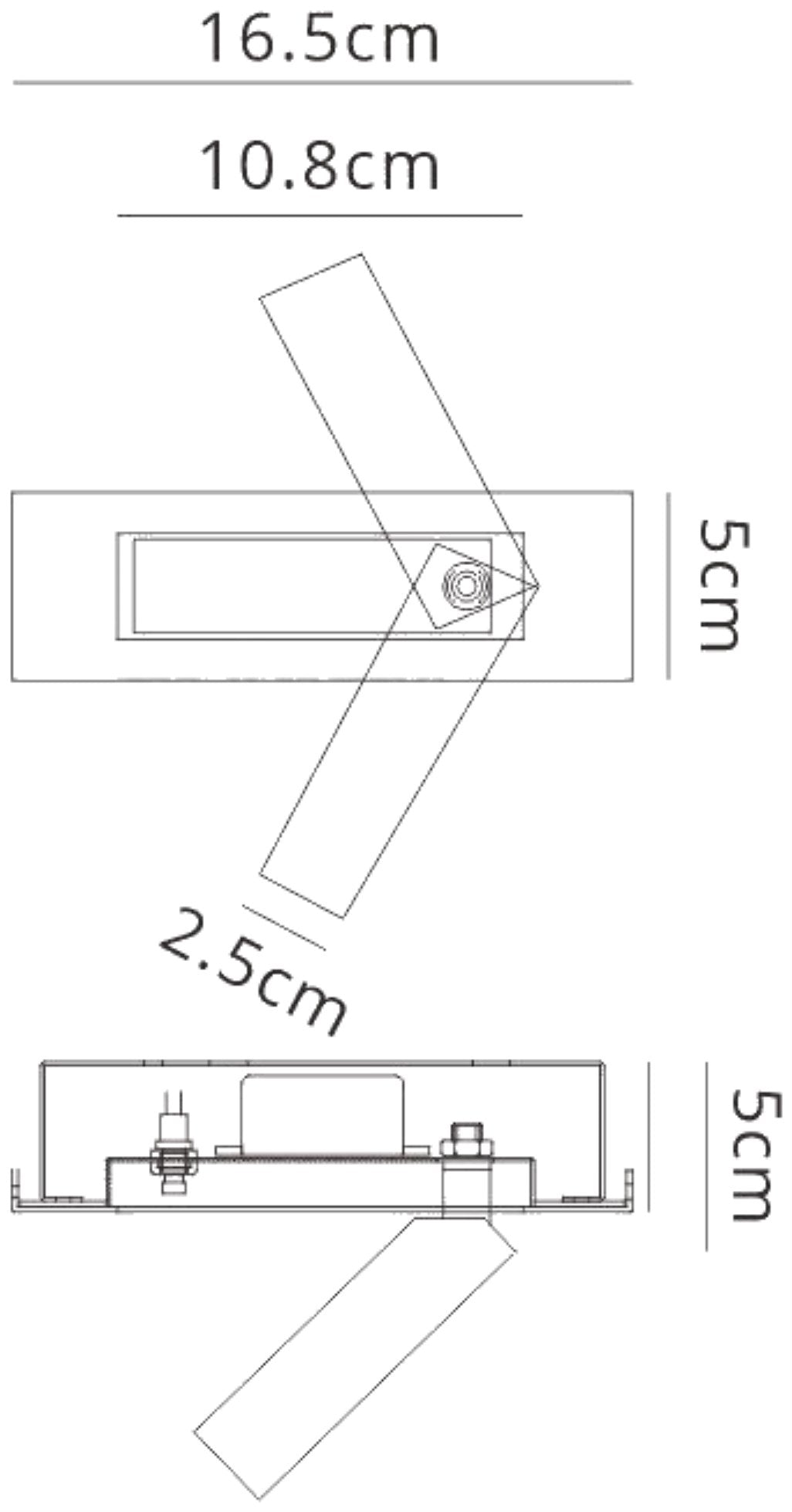 Gokova Wall Lamp, 3W LED, 3000K, 210lm, Sand White, 3yrs Warranty by Mantra
