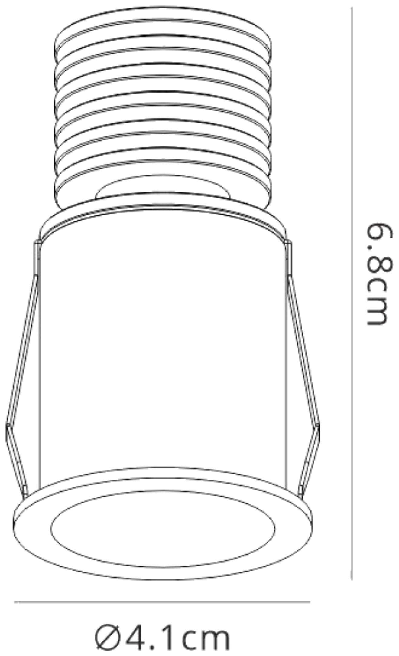 Guincho Spotlight, 3W LED, 3000K, 210lm, IP54, Sand White, Cut Out: 35mm, Driver Included, 3yrs Warranty by Mantra