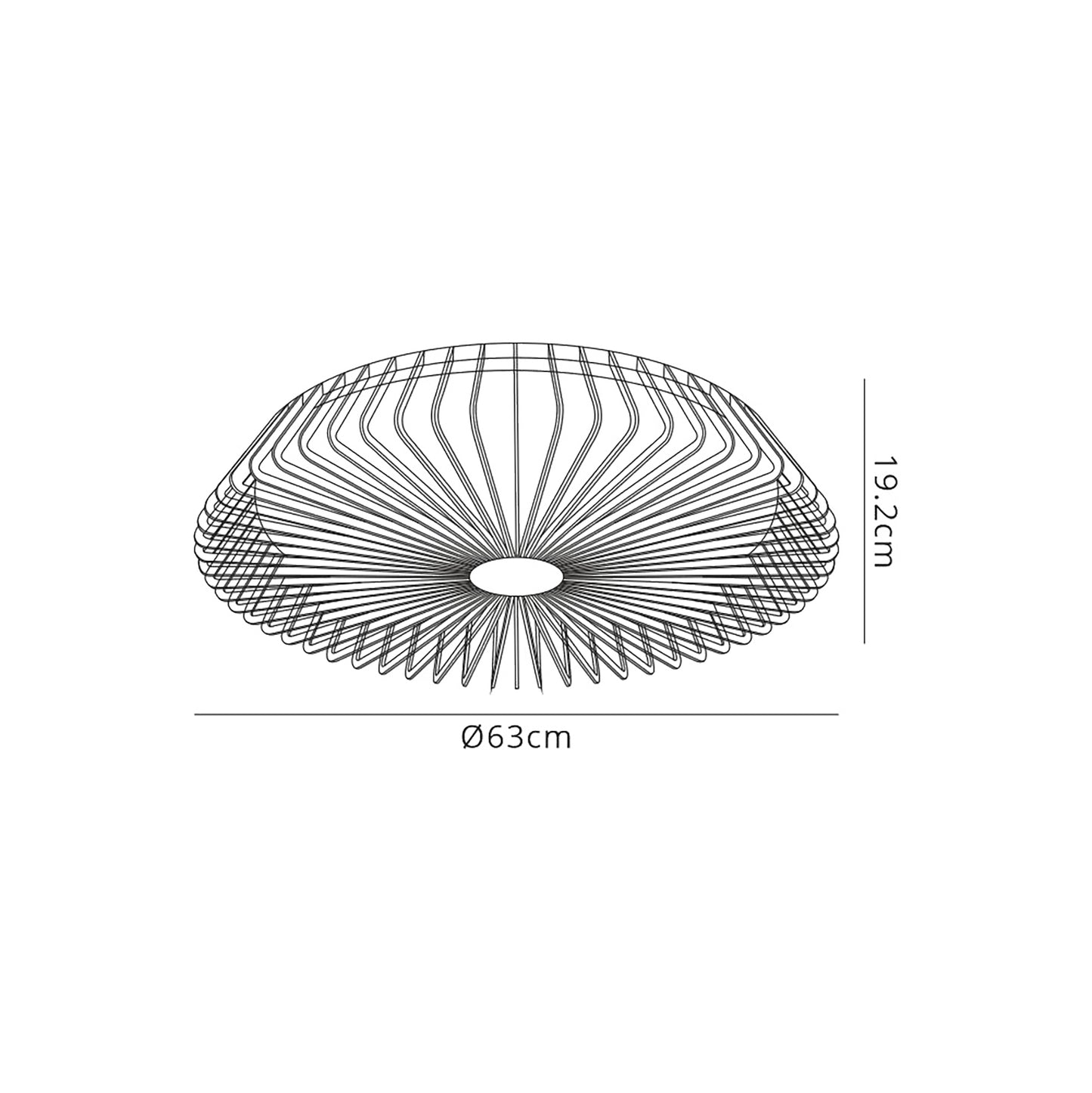 Himalaya 70W LED Dimmable Ceiling Light With Built-In 35W DC Reversible Fan, Remote, APP & Alexa/Google Voice Control, 4900lm, Wood, 5yrs Warranty by Mantra