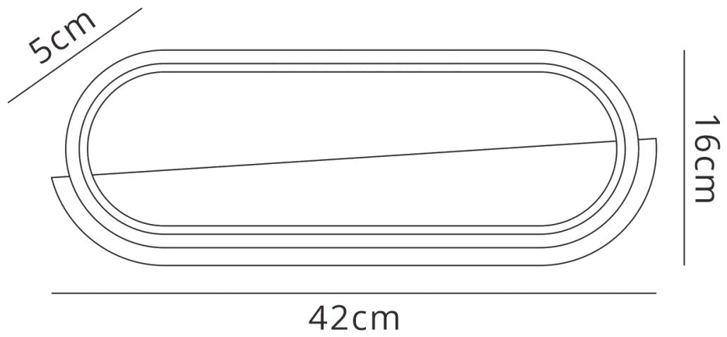 Box Wall Lamp, 20W LED, 3000K, 800lm, White, 3yrs Warranty by Mantra