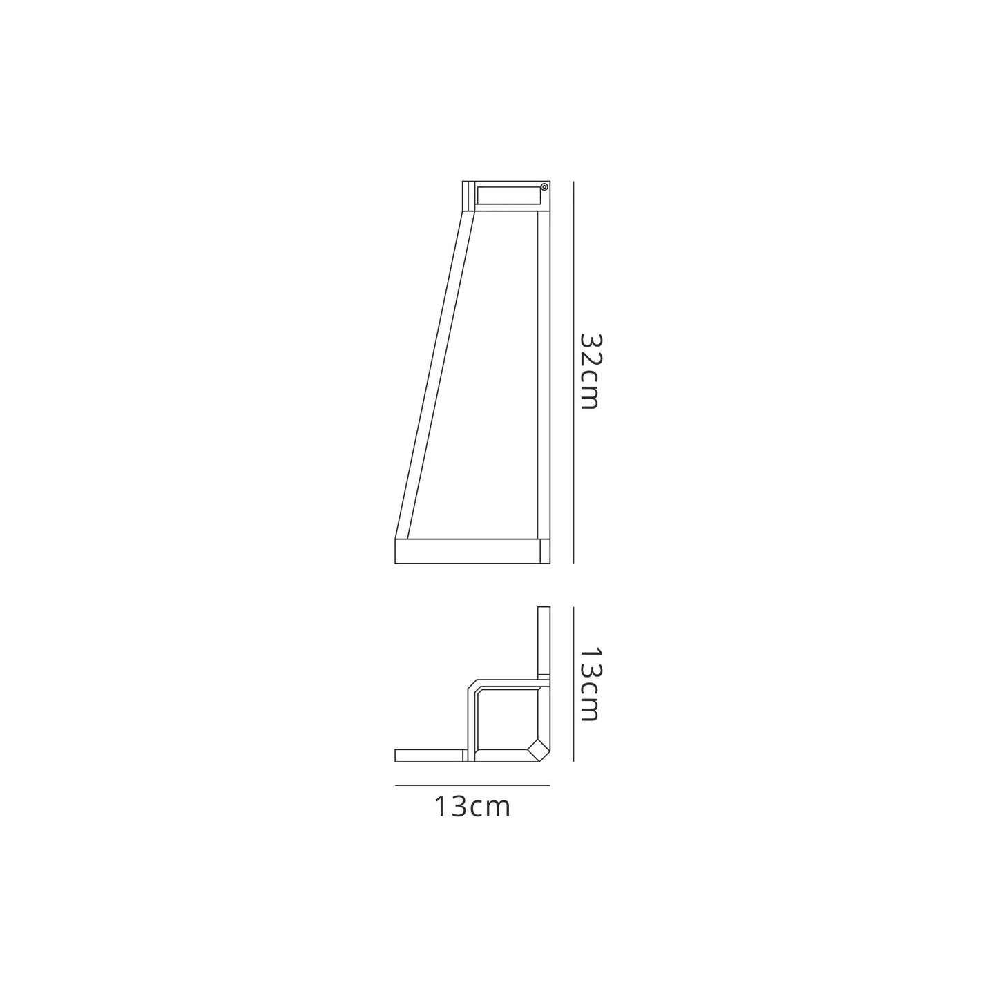 Minimal Table Lamp, 5W LED, 3000K, 375lm, White, 3yrs Warranty by Mantra