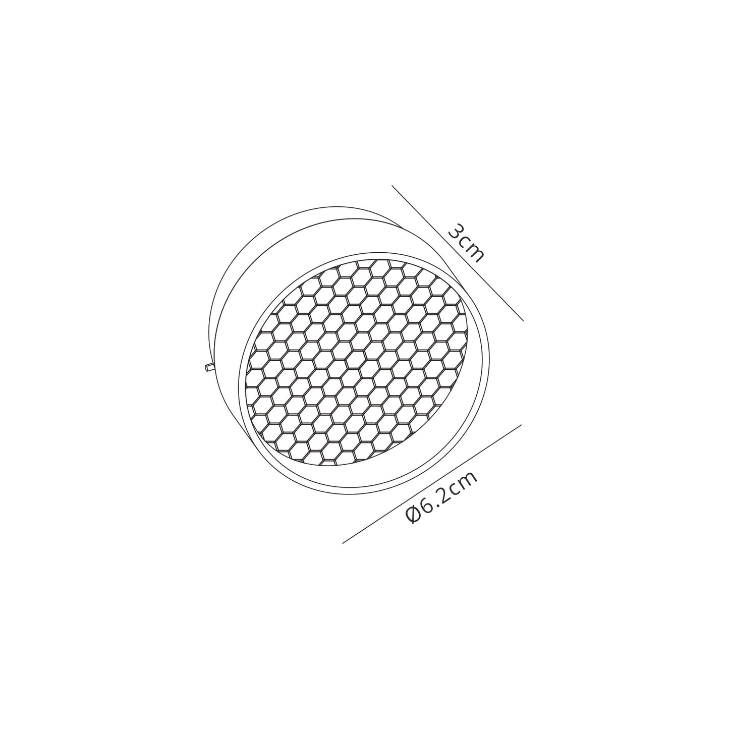 Ipsilon Honey Comb Cover, Black, 5yrs Warranty by Mantra