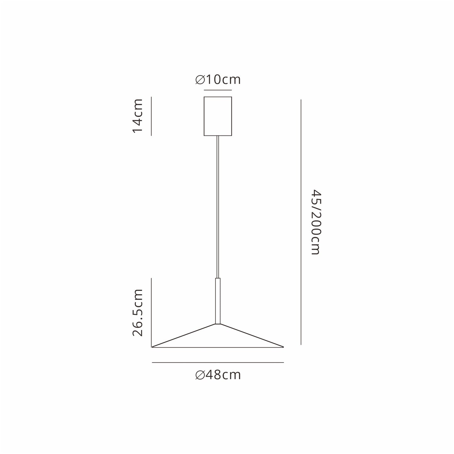 Calice 48cm Rise And Fall Pendant Dimmable, 16W LED, 3000K, 1200lm, Green/White, 3yrs Warranty by Mantra