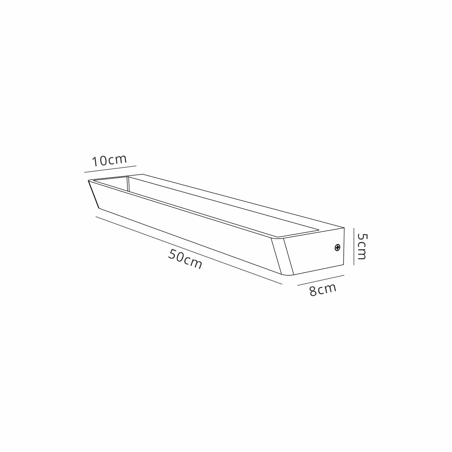 Altea Wall Lamp 30W LED 3000K, 3200lm, White, 3yrs Warranty by Mantra