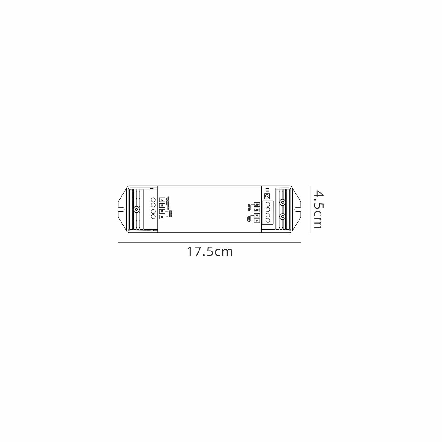 Magneto Triac/Push Switch Dimmable Controller 12-48V, One Per System Upto 720W by Mantra