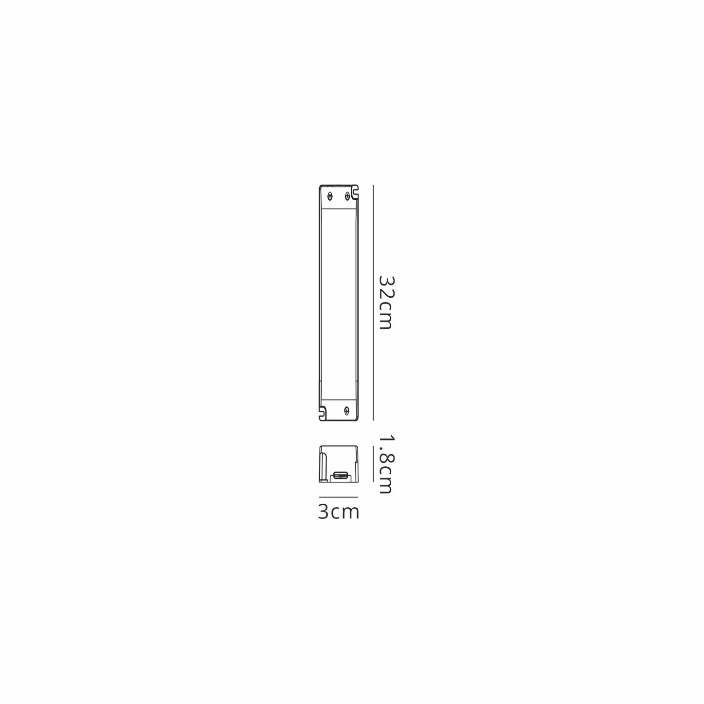 Magneto Constant Voltage Driver 48VDC 100W, Non-Dimmable by Mantra