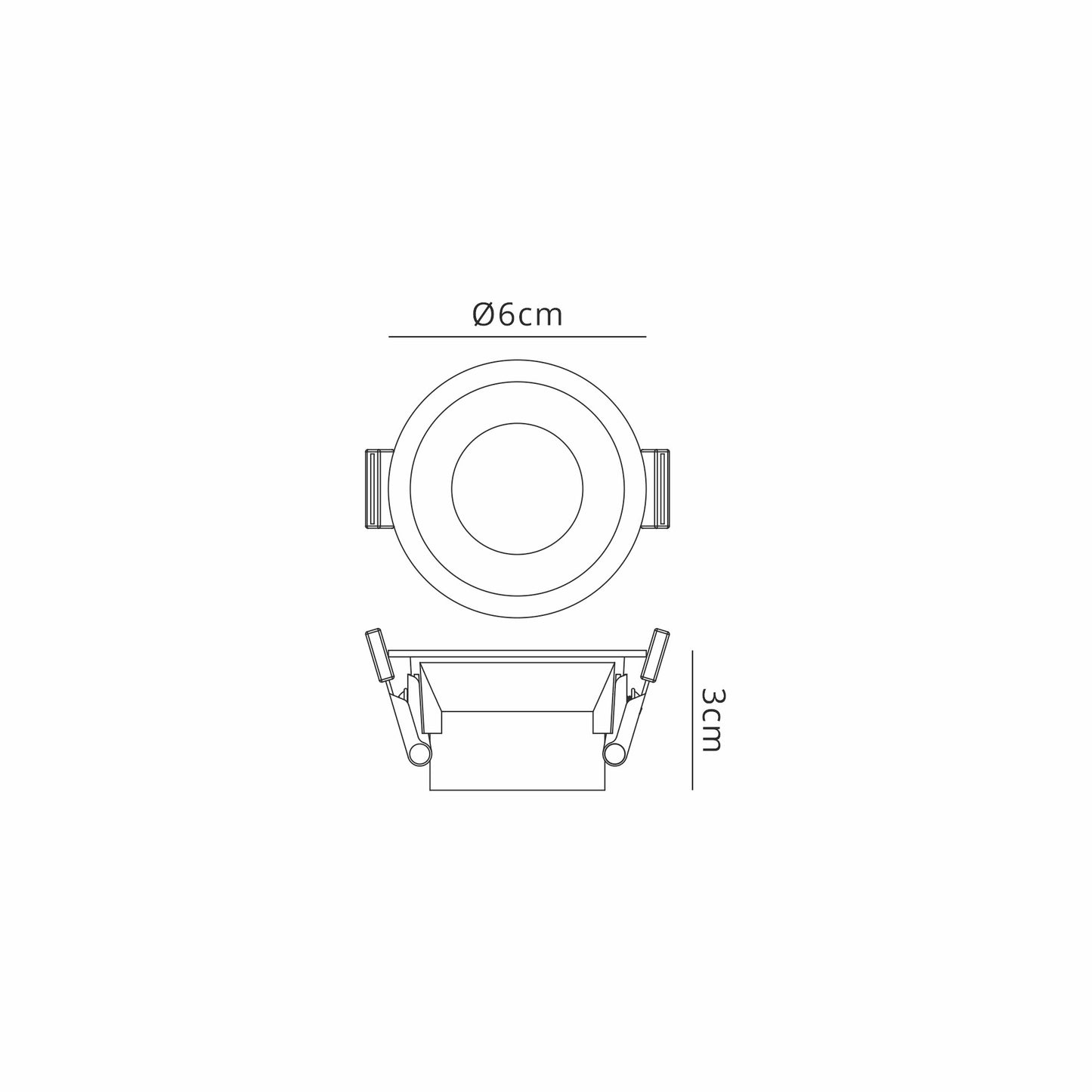 Trimasi 60 x 31mm Recessed Base, Sand White by Mantra