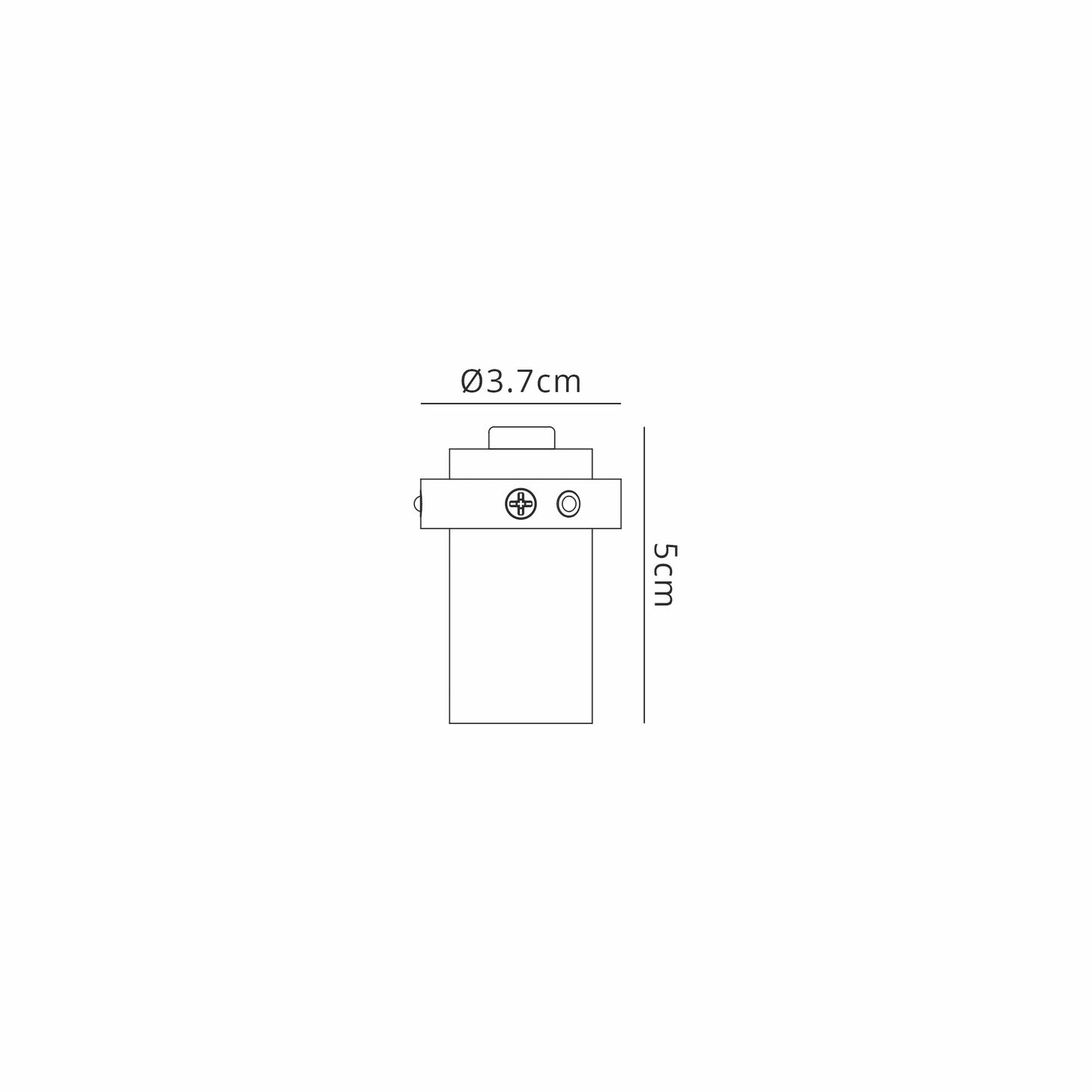 Trimasi 37 x 50mm Spotlight, 5W LED 3000K, 400lm, Sand Gold, Driver Included, 3yrs Warranty by Mantra