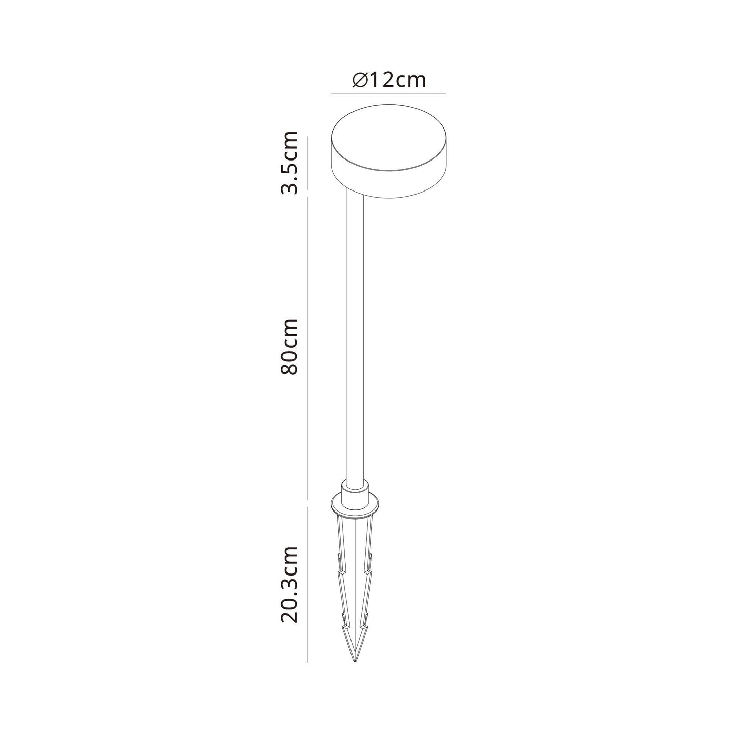 Nagano Bollard, 7W LED, 3000K, 740lm, IP65, Rust Brown, 3yrs Warranty by Mantra